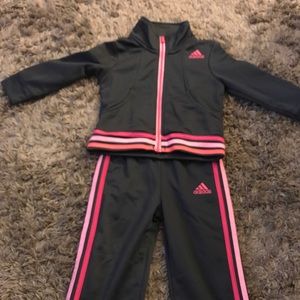 Toddler girl Adidas track suit 18 mo